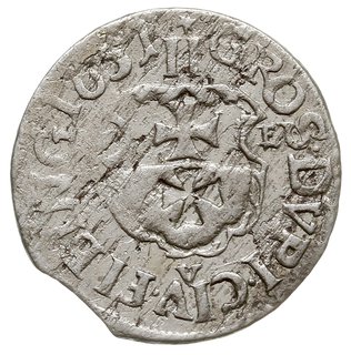 dwugrosz 1651, Elbląg, Aw: Popiersie króla i nap