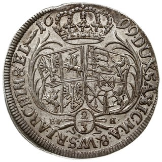 2/3 talara (gulden) 1699, Lipsk, litery EP - H (