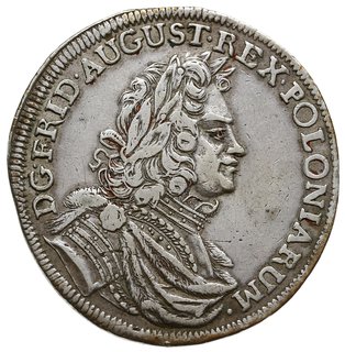 2/3 talara (gulden) 1699, Drezno, litery IL - H (inicjały Jana Lorenza Hollanda), Kahnt 118, Dav. 819