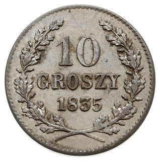 10 groszy 1835, Wiedeń, Plage 295, bardzo ładne