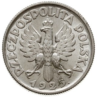 2 złote 1925, Londyn, z kropką po dacie, Parchimowicz 109.d, ładne