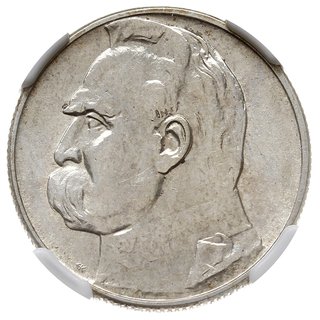 2 złote 1936, Warszawa, Józef Piłsudski, Parchimowicz 111.b, moneta w pudełku NGC z certyfikatem AU58, rzadkie