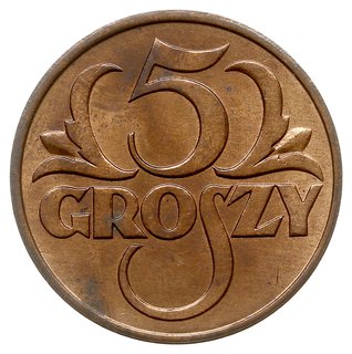 5 groszy 1931, Warszawa, Parchimowicz 103.e, pię