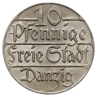 10 fenigów 1923, Berlin, Parchimowicz 57.a, pięk