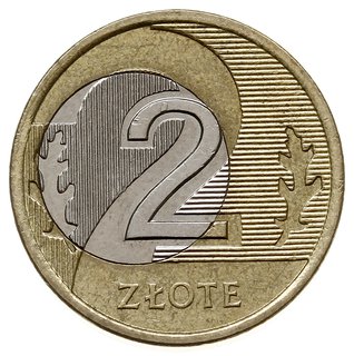 2 złote 2007, Warszawa, destrukt menniczy - prze