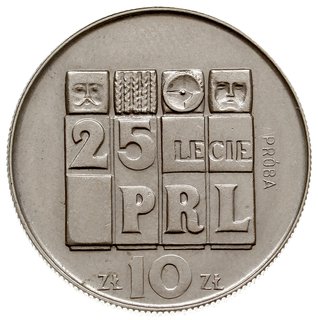 10 złotych 1969, Warszawa, 25 LECIE PRL, na rewe