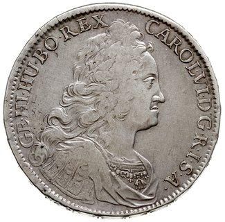talar 1725, Wrocław, Aw: Popiersie cesarza w pra