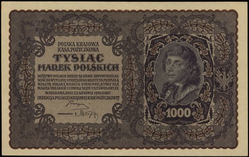 1.000 marek polskich 23.08.1919, seria II-A, num