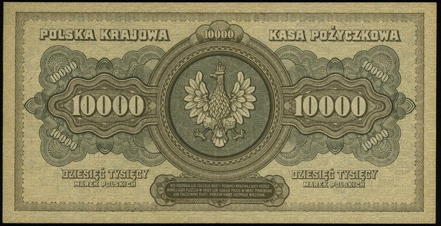 10.000 marek polskich 11.03.1922, seria G, numer