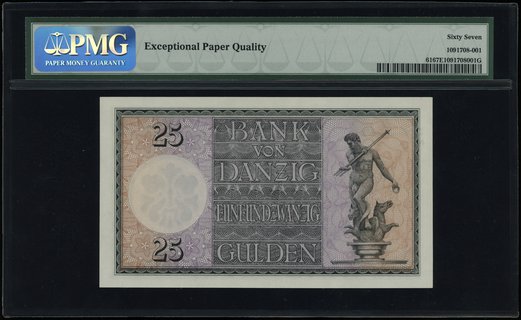 Bank von Danzig, 25 guldenów 2.01.1931, seria B/