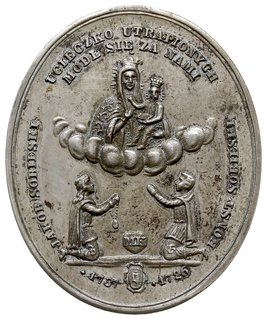 medalik owalny sygnowany MK (Mieczysław Kurnatow