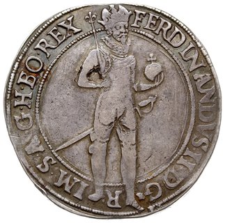 Ferdynand II 1619-1637, talar 1623, Praga, srebro 28.76 g, Dav. 3136, Dietiker 713, Voglh. 149/I, patyna