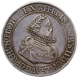 Ferdynand II 1619-1637, talar 1632 NB, Nagybánya, srebro 28.49 g, Dav. 3131, Her. 589a, Huszár 1182, Voglh. 144/I, patyna, rzadki