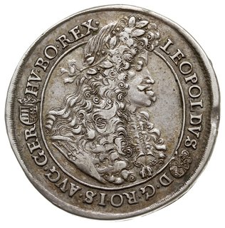 Leopold I 1657-1705, talar 1691 KB, Krzemnica, srebro 28.05 g, Dav. 3261, Her. 733, Voglh. 225/IV- wariant