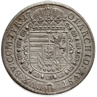 Leopold I 1657-1705, talar 1701, Hall, srebro 28.85 g, Dav. 1003, Voglh. 221/VI, Her. 649, M.-T. 759, piękny