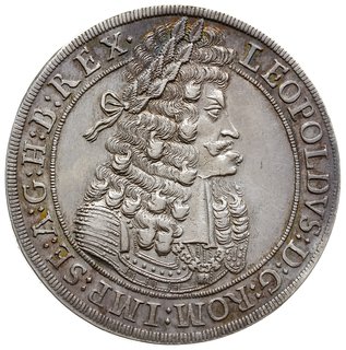 Leopold I 1657-1705, talar 1701, Hall, srebro 28.46 g, Dav. 1003, Voglh. 221/VI, Her. 649, M.-T. 759