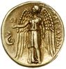 Macedonia, Aleksander III Wielki 336-323 pne, stater 334-323 pne, Sardes, Aw: Głowa Ateny w hełmie..