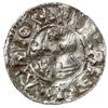 Aethelred II 978-1016, denar typu crux 991-997, mennica Londyn, mincerz Aelfnoth, Aw: Popiersie z ..