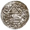 Henryk II 985-995 - 2. panowanie, denar 985-995, Ratyzbona, mincerz Ag, Aw: Krzyż z ozdobnikami w ..
