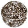 Henryk V Mozelski 1018-1026, denar 1018-1026, Ratyzbona, mincerz Anti, Aw: Napis pisany w krzyż HE..