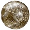 Henryk II 1002-1024, denar, Esslingen, Aw: Popiersie w prawo, HEINRCVS, Rw: Dłoń opatrzności, [SVI..