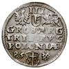 trojak 1585, Poznań, mała głowa króla i napis wokoło STEP D G REX PO M D L, Iger P.85.1.d (R2), ła..