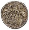 trojak 1596, Wschowa, Iger W.96.2.c, moneta dwukrotnie uderzona stemplem