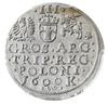 trojak 1600, Kraków, popiersie króla w lewo, Iger K.00.1.a (R1), moneta w pudełku PCGS z cartyfika..