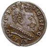 trojak 1594, Wilno, Iger V.94.1.a, Ivanauskas 5SV39-19, moneta wybita dwukrotnie, na awersie i rew..