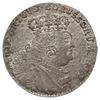 szóstak 1756, Królewiec, Aw: Popiersie Fryderyka Wielkiego stylizowane na Augusta III i napis FRID..