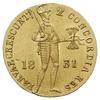 dukat 1831, Warszawa, odmiana z kropką przed pochodnią, złoto 3.50 g, Plage 269, bardzo ładny