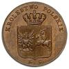 3 grosze polskie 1831, Warszawa, Iger Pl.31.1.a (R), Plage 282, moneta polakierowana, piękne zacho..