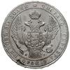 1 1/2 rubla = 10 złotych 1833, Petersburg, Plage 313, Bitkin 1084 -korona szeroka, mennicza wada n..