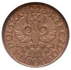 1 grosz 1928, Warszawa, Parchimowicz 101.d, moneta w pudełku NGC z certyfikatem MS66 RD, wyśmienit..