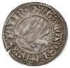 szeląg 1489, Gardziec, 1.30 g, Dbg-P. 377, ciemna patyna, pierwsza zachodnio-pomorska moneta z dat..