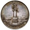 Pokój Cieszyński 1779 r., medal sygnowany STIELER F, Aw: Zniszczona kolumna i broń na tle namiotów..