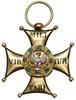 Krzyż Złoty Orderu Virtuti Militari IV klasa, 1831, wykonany z blachy złotej, pustej wewnątrz, 12...