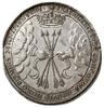Wilhelm 1640-1662, talar 1662, Weimar, wybity z okazji śmierci księcia, srebro 28.91 g, Dav. 7550,..