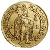 Maciej II 1608-1619, dukat 1618 KB, Krzemnica, złoto 3.44 g, Huszar 1083 (ale odmiana z Madonną si..