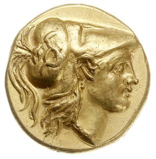stater 250-225 pne, Messembria, Aw: Głowa Ateny 