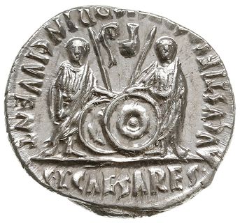 denar 2 pne-4 ne, Lugdunum (Lyon), Aw: Popiersie