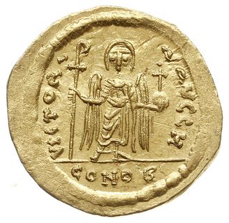 solidus 603 - 607, Konstantynopol, Aw: Popiersie