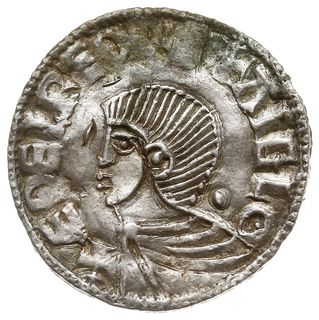 denar typu long cross 997-1003, mennica Winchester, mincerz Leofwold, +LEO-FDOL-DMΩ-OPIN, S. 1151, N. 774, srebro 1.34 g, gięty