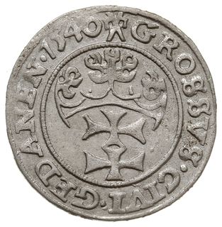 grosz 1540, Gdańsk, PN.13-Dut.190, bardzo ładny