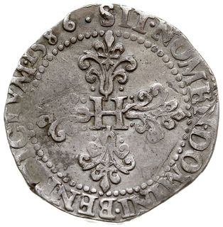 frank 1586/B, Dijon, Duplessy 1130, moneta z auk