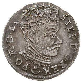 trojak 1581, Wilno, z herbem Leliwa (podskarbieg