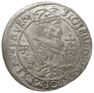 ort koronny 1622, niespotykane popiersie władcy, fałszerstwo z epoki, niecentryczny, rzadkość, duża ciekawostka
