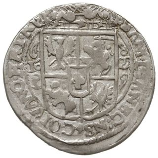 ort koronny 1622, niespotykane popiersie władcy, fałszerstwo z epoki, niecentryczny, rzadkość, duża ciekawostka