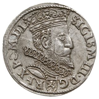trojak 1605, Kraków, odmiana z cyfrą 5 wyglądają