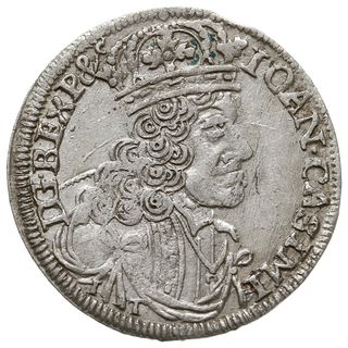 szóstak 1657 I-T, Kraków, na rewersie dwa kwiatki, moneta wybita w czasie okupacji szwedzkiej, bardzo ładny